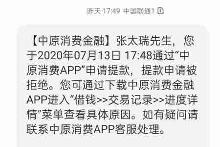 中原消费金融出额度是什么意思