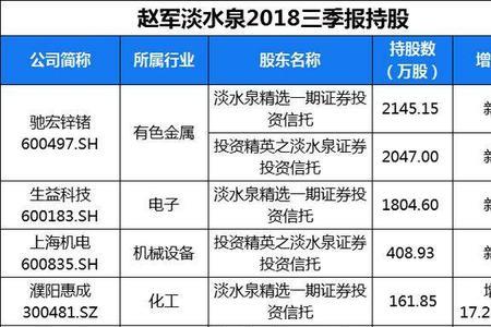 王亚伟10只持仓股