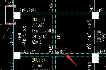 钢筋布置G4Φ12是什么意思