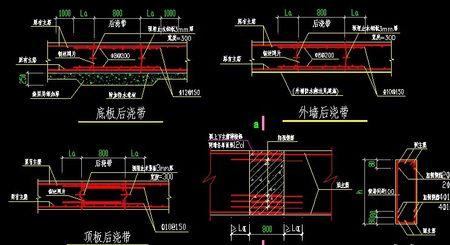 后浇带附加筋钢筋多大