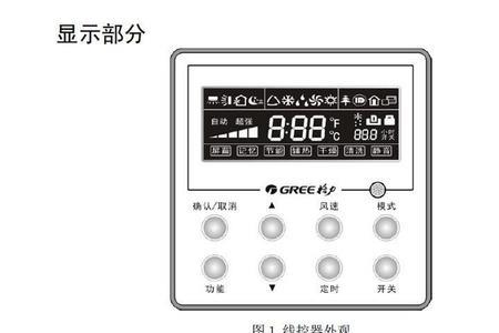 海尔风管机控制面板使用