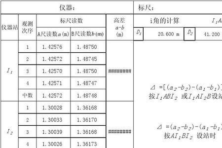 水准仪i角误差允许范围