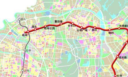 深圳3号延长线共设有哪些站