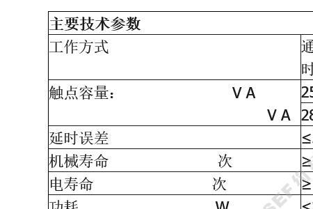 继电器的响应频率