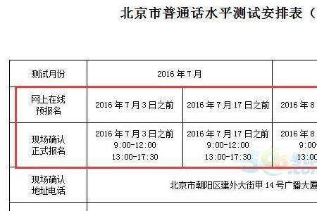 潮州普通话报考时间2023