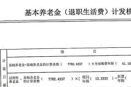 55退休计发月数表格