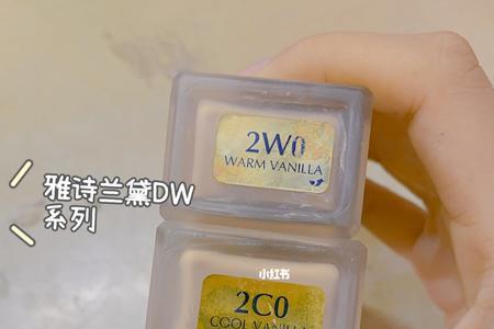 雅诗兰黛dw2w0和1w2的区别