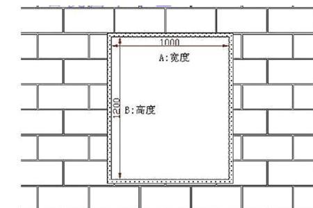 窗框测量方法