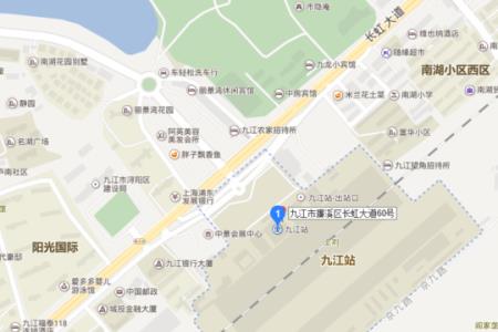 九江火车站面向哪个方向