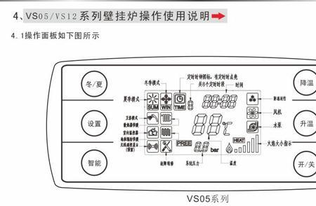 欧莱壁挂炉使用说明书