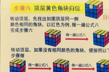 奇异三阶魔方1复原公式