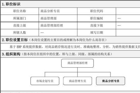 数据分析员岗位职责说明