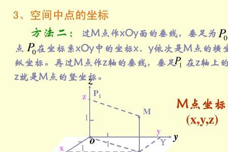 空间坐标系中点到直线的距离