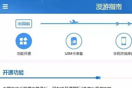 电信开通国际漫游后无服务