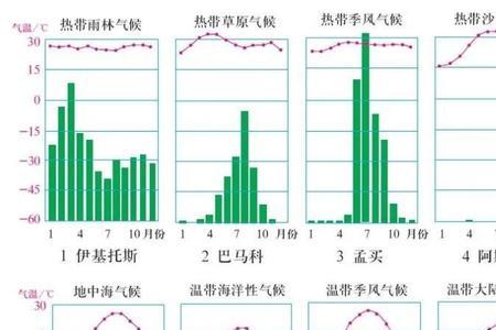 热带雨林和寒带气候形成的原因