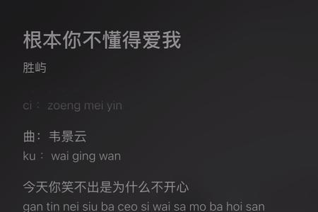 你懂得这首歌的含义