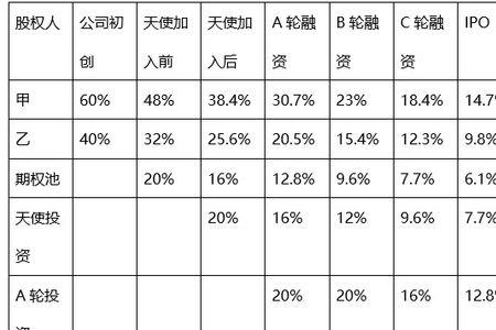 融资的股权结构和规模怎么写