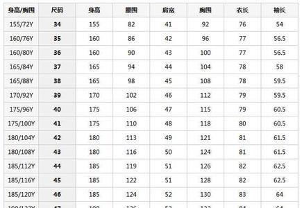 肩宽19是多少厘米