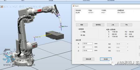 abb机器人目标点含义