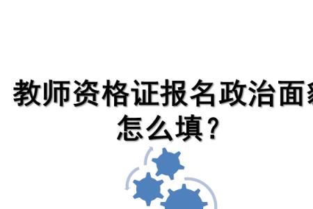 教资认定毕业了政治面貌填什么