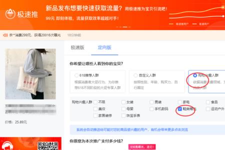 淘宝极速推好还是定向推好