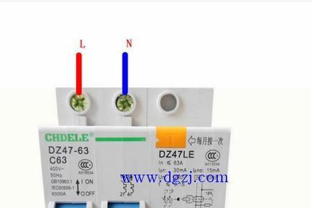 怎么看漏电保护器多少安
