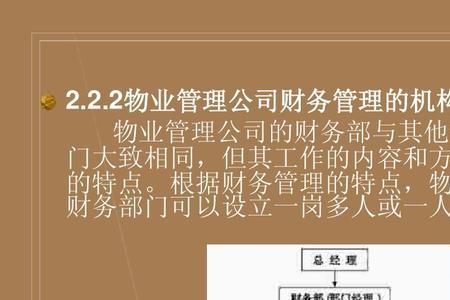 物业公司财务经理都做什么