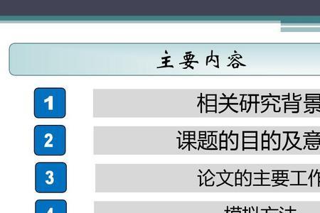 论文研究思路在ppt上怎么呈现