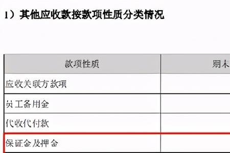 款项性质有哪几种