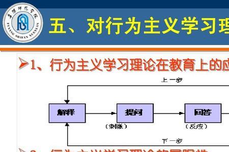 行为理论的特点