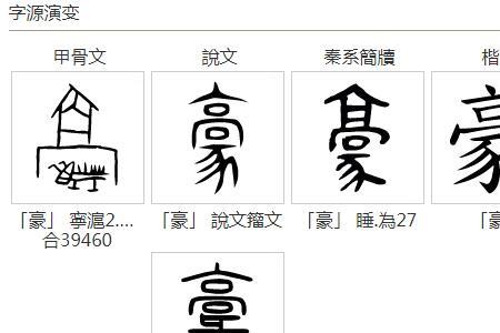 豪字有几画