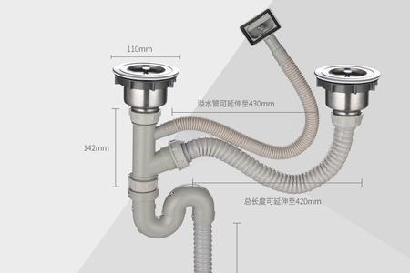 厨房下水道是弯的还是直的