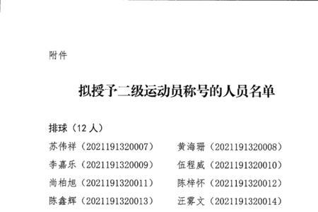 国家二级运动员对春季高考好处