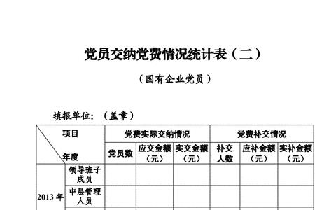 学校党员党费计算方法