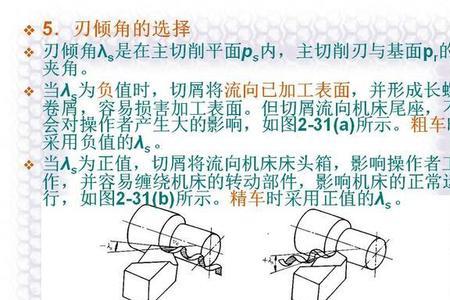 内圆车刀主偏角的选择