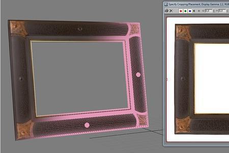 3dmax怎样插照片相框