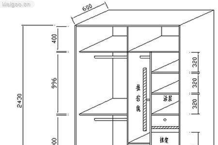 衣柜门宽度尺寸对照表