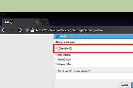 怎样更改Twitter的用户名