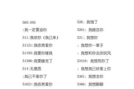 1009爱情数字代表什么意思