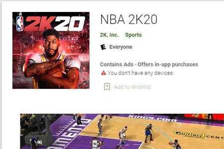 ipad可以玩nba2k手游吗