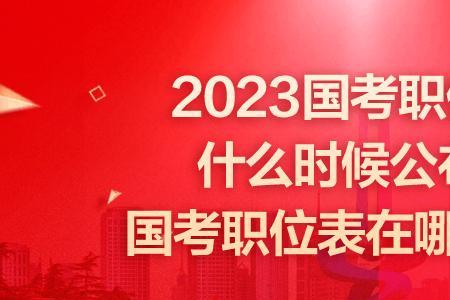 2023国考什么时候查考点