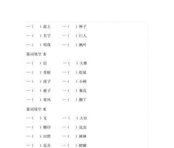 一面什么填空量词多用