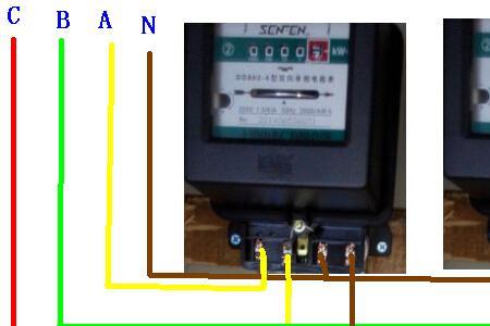 西子单相电表接线正确接法