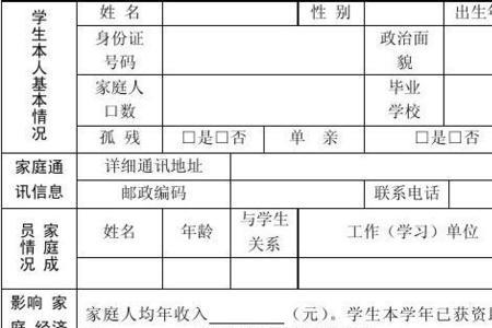 申请4050怎样填写家庭情况说明