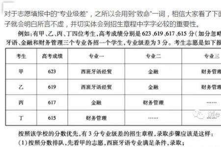 专业级差可以从哪查