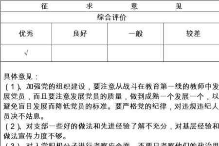 学院综合评价意见怎么写