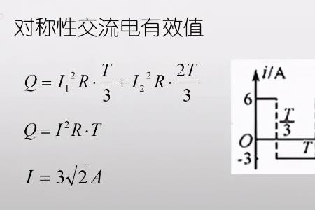 正弦电路有效值计算公式