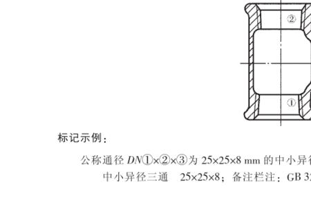 dn65正三通尺寸