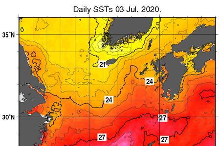 东部和中部太平洋海水温度