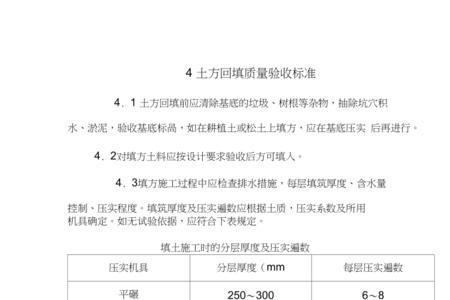 土方回填虚铺厚度根据什么确定